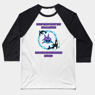 cute shark beautiful orca gorgeous dolphin lover Baseball T-Shirt